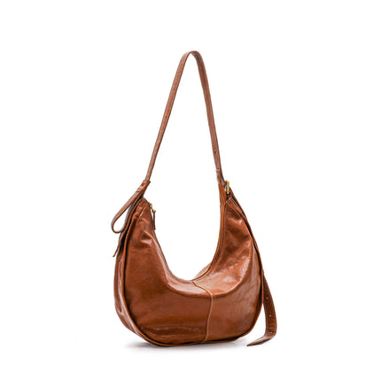 Cross-Border Hot-Selling Women's Bags, Vegetable-Tanned Leather Armpit Bags, Casual Fashion Bags, High-End Commuter Shoulder Bags, Dumpling Bags