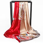 90 Silk Scarf-Figure 3# / 90*90cm