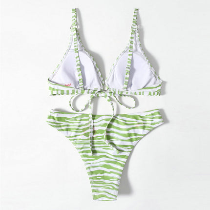Cross-Border Export New Swimsuit Women's European and American Sexy Bikini Bikini Split Swimsuit Factory Spot Wholesale