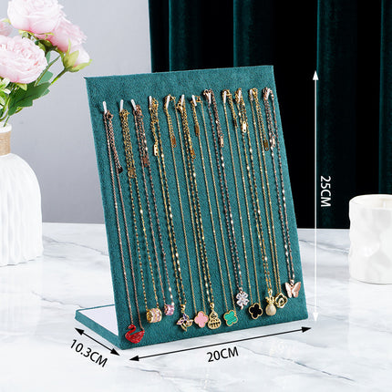 In-Stock Velvet Earring and Stud Display Board Necklace Bracelet Storage Rack Creative Jewelry Rack Accessory Stall Live Streaming Rack