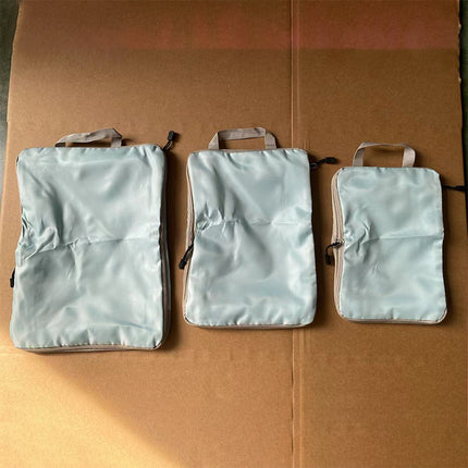 Amazon travel compression bag three-piece luggage clothing storage bag suit factory direct sales