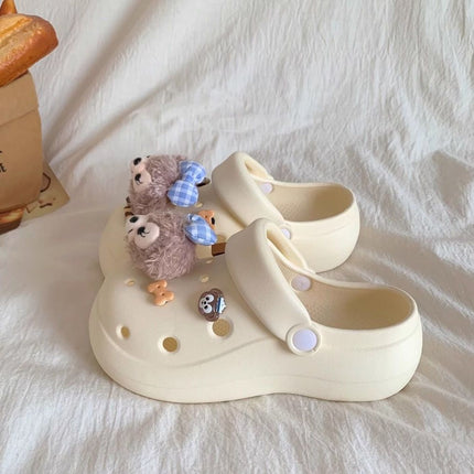 2026 Summer New Cute and Fashionable Versatile Shelliemay Clogs for Outdoor Wear, Closed-Toe Slippers for Women