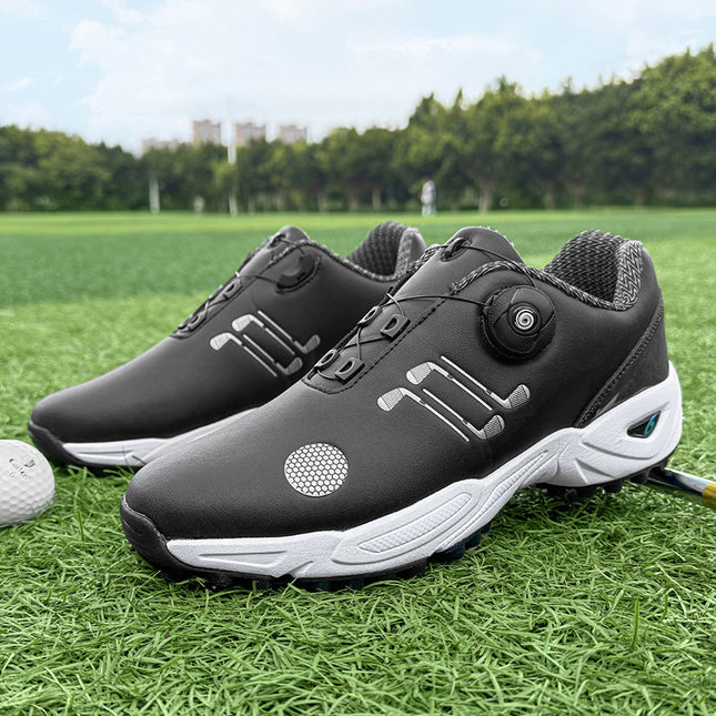 Golf Shoes Men's Shoes Rotating Laces Movable Spikes Casual Sports Men's Shoes
