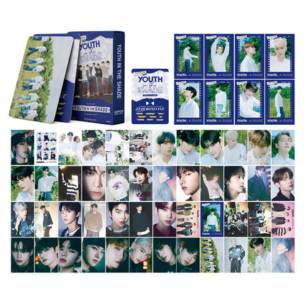 Korean Star 55 Boxed Small Cards Stray (g) I-Dle Ive Ateez Collection Lomo Cards Cross-Border