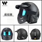 M（55-56CM） / Skin texture black + mask goggles