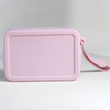 Manufacturer's Silicone Storage Bag, Large Capacity, Portable, Carry-On Cosmetic Storage Bag, Earphone Silicone Coin Purse, Customized