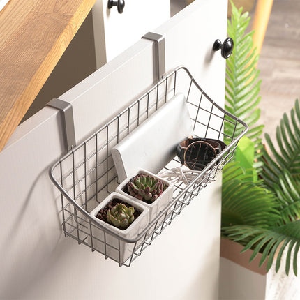 Cabinet Door Rear Hanging Basket Storage Frame Dormitory Artifact Bedside Hanging Basket Kitchen Bathroom Multifunctional Finishing Storage Basket