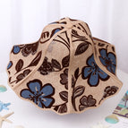 Folding flowers [khaki] diameter 25CM / Free size