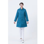 Dark green-silk cotton long sleeves / XS