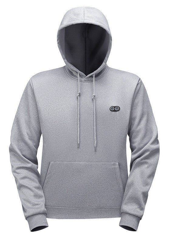 Cross-Border New Smart Dual-Control Seventeen-Zone Constant Temperature Heating Clothing Electric Heated Hooded Sweatshirt Casual Warm Jacket for Men and Women
