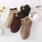 0347 female brown bear / Naked socks
