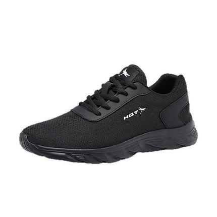 Red Dragonfly Men's Shoes Summer Shoes Casual Sports Mesh Shoes Men's Breathable New Running Summer Deodorant Black