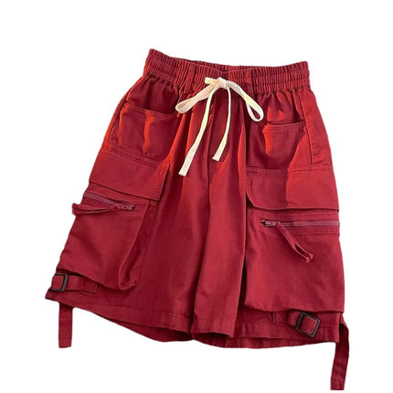 Functional Multi-Pocket Tooling Shorts Men's and Women's American Style High Street Tooling Pants Summer Ins Fashion Brand Design Sense Pants