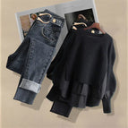 16691912#Black top + blue pants / M [recommended 40-50kg ]