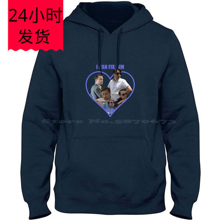 Roman Roy-I Can Fix Him Ii Cotton Hoodie t Shirt Roman Roy