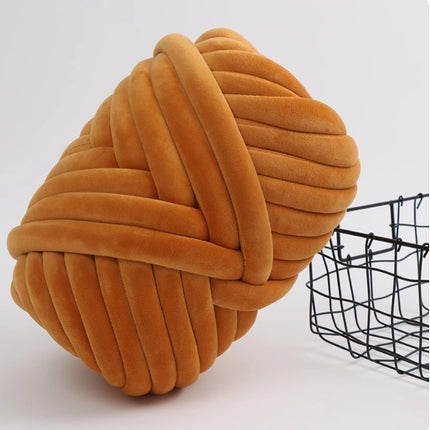 Extra Thick Filled Cotton Icelandic Velvet Wool Ball Woven Bag Pillow Handmade Blanket Cat Nest DIY Cat Nest Thick Wool