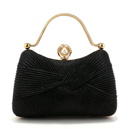 Cross-Border Popular Exquisite Evening Bags, Hand-Held, Fashionable and Versatile, Suitable for European and American Socialites, Elegant for Proms and Wedding Dresses