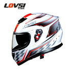 Bright white red flower