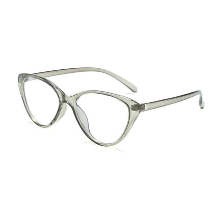 New Stylish Personality Cat-Eye Anti-Blue Light Prescription Glasses Trendy Street Style Plain Glasses