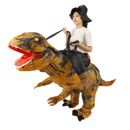 Cross-Border Trade Halloween Costume Party Props Riding Animal Cute Horse Inflatable Costume Theme Party