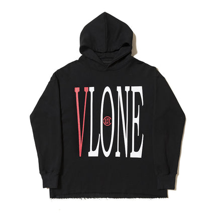 Lone Sweatshirt Wang Yibo with Hiroshi Fujiwara Limited Fashion Brand Big V Valentine's Day Couple Loose Long Sleeve Hoodie