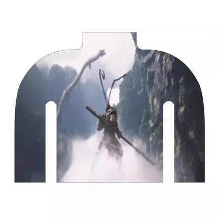 Popular Black Myth Wukong Printed Pleated Top Fantasy Heaven and Land National Trend Miyake 3D Printed Short Sleeve T-Shirt Wholesale