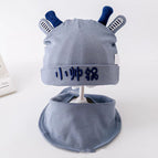 Little handsome pot blue + saliva towel / One size fits all (0-12 months)