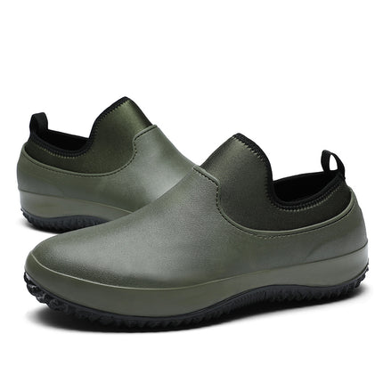 2025 New Summer Cross-Border Eva Water Shoes for Men and Women Catering Car Wash Low-Top Work Shoes Export Large Size Kitchen Shoes
