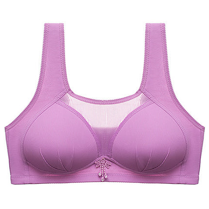 Factory Direct Sales Large Size No Rims Comfortable Breathable Seamless Thin Tube Top Hot Selling Underwear for Middle-Aged Mothers