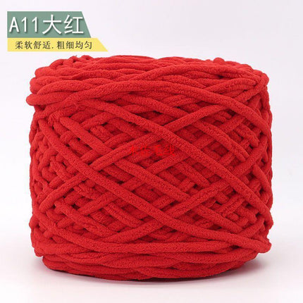 0.19kg Ice Strip Hook Shoe Line Single Strand Small Ice Strip Thick Wool Ball Slippers Scarf Cushion Wholesale Factory Direct Sale