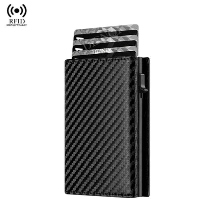 Rfid Anti-Theft Men's Wallet Card Holder Magnetic Wallet Metal Card Holder Large Capacity Wallet Money Clip Wallet