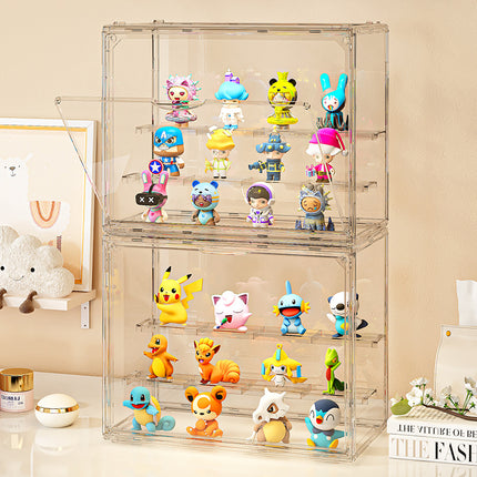 Handmade Transparent Storage Box Blind Box Storage Ornaments Bubble Mart Lego Doll Toy Doll Display