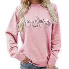 Pink (black font) / S