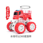 [Color box] Large stunt fire water cannon off-road vehicle