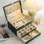 Advanced jewelry box-three layers of green