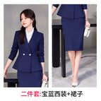 Sapphire suit + skirt / S