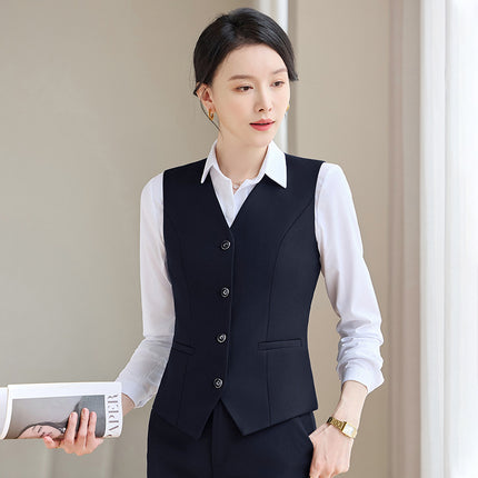 Professional Vest Suit Female Hotel Sales Office Waiter Formal Suit Vest Vest Property Teacher Work Clothes