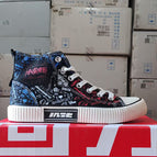 High canvas p201hq graffiti black and red / 40