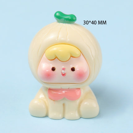 Fourth Generation New Color Series Cartoon Fruit Toys Tiktok Live Promotion Blind Bag Resin Figurines Cute Items