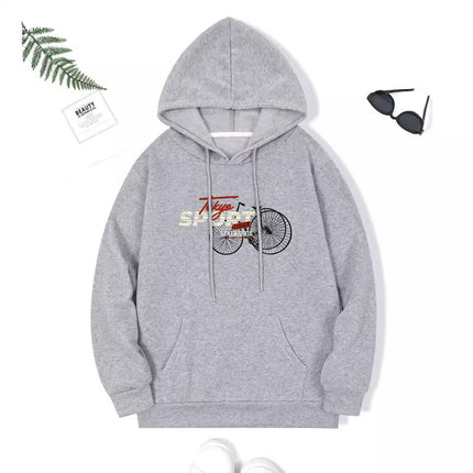 Fashion Joker Hoodie College Style Alphabet Print