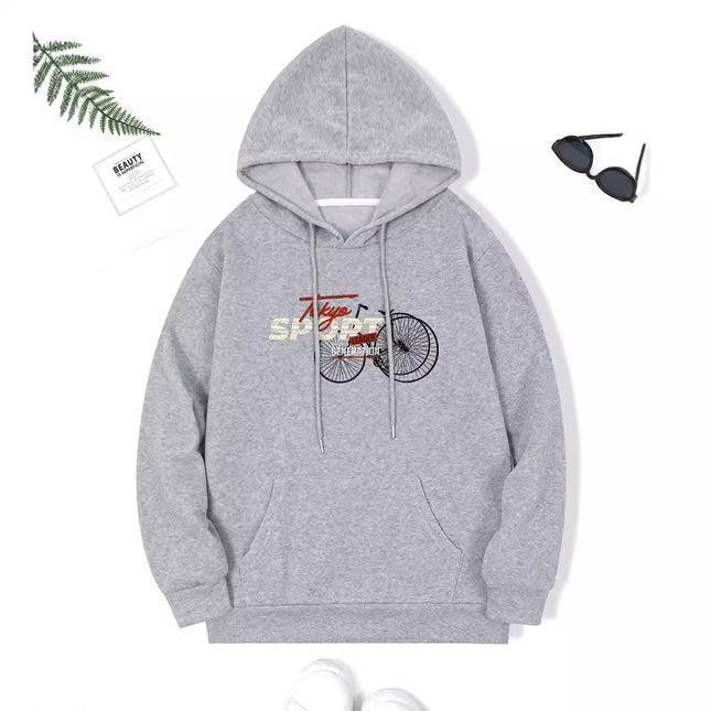 Fashion Joker Hoodie College Style Alphabet Print