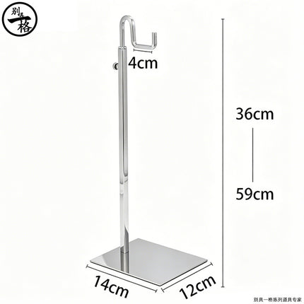 Cross-Border Exclusive Supply of Stainless Steel Bag Racks, Bag Display Racks, Bag Supports, Bag Racks for Stores, Adjustable Handbag Stands