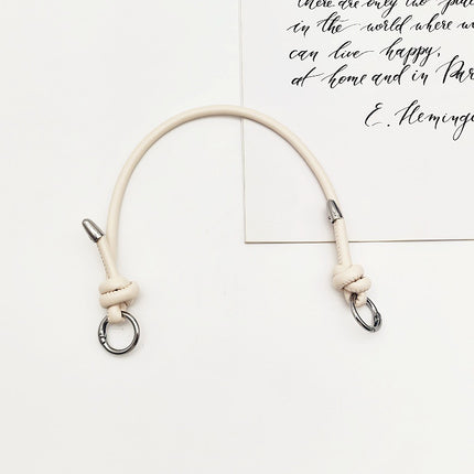 New Fashion Knot Women's Bag Handbag Replacement Bag with PU Leather Rope Metal Ring Buckle Shoulder Strap Bag Accessories