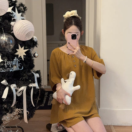 Baby Cotton Double Short Women's Pajamas