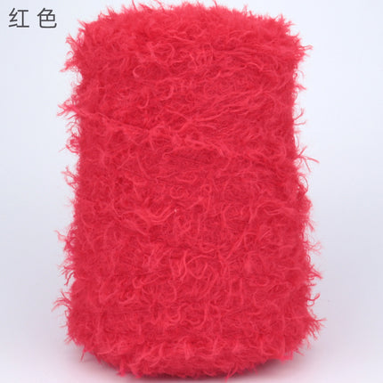 Silk Joy/Cross-Border Teddy Velvet Curly Furry DIY Handmade Knitting Yarn Ball 500g