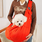 Orange Polyester Bag Plus Phone Pocket