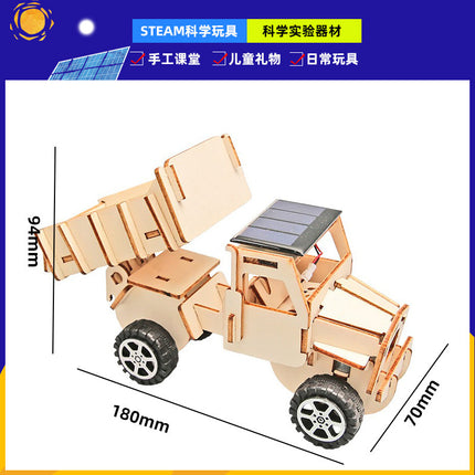 Children's science and technology diy handmade small solar series solar toy car physical model scientific experiment