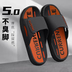 [thick air cushion 01-1 two-color base] black orange / 38-39 is 1 size too small