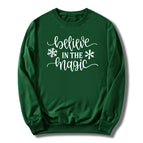 round neck green / S
