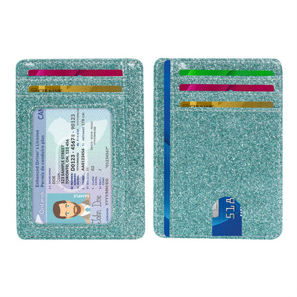 Portable Ultra-thin RFID Card Case Large Capacity Card Case Exquisite Pupi Multi-card Bank Card Credit Card